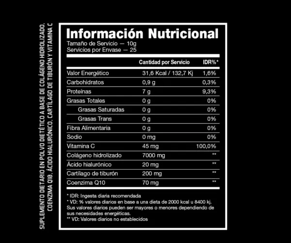 info nutricional optiFlex