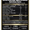 Informacion nutricional amino Gold